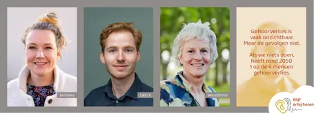 Hoorveilig-Kampagne Verbunden bleiben durch Hören