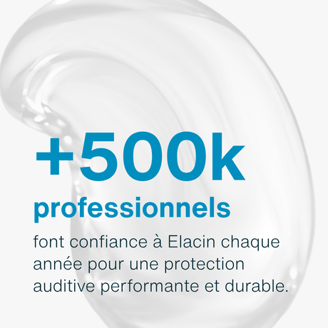 +500k professionnels font confiance à Elacin chaque année pour une protection auditive performante et durable.