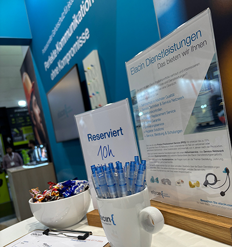 Elacin Gehörschutz @ A+A 2025 - Terminvereinbarung