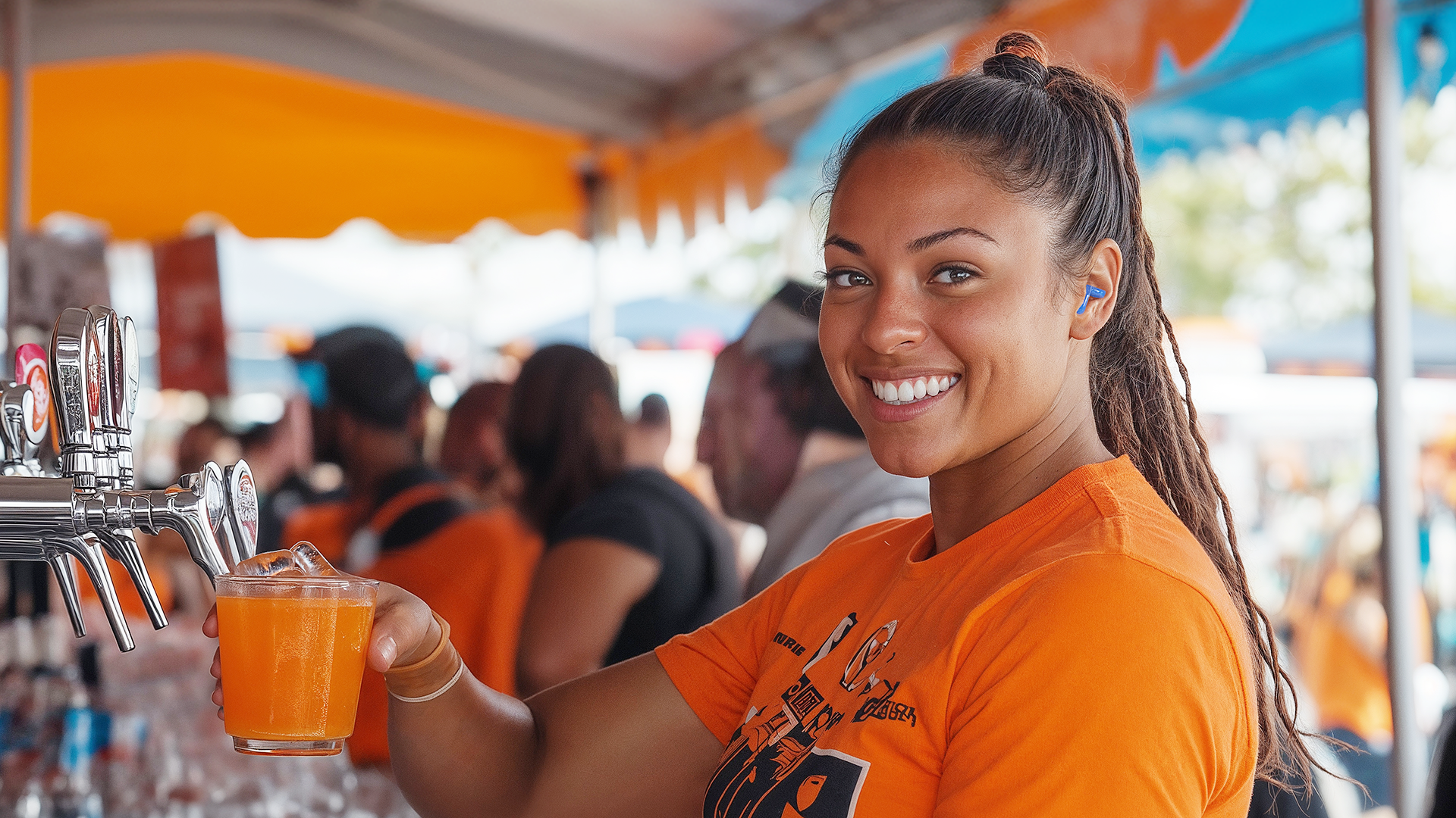 WORK Hospitality Festival Girl Bartending 1920X1080px