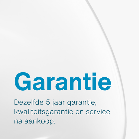Garantie: Dezelfde 5 jaar garantie, kwaliteitsgarantie en service na aankoop.