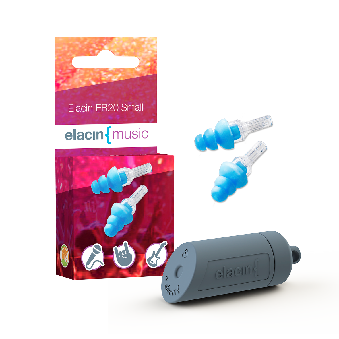 Elacin ER20 XS mit Verpackung